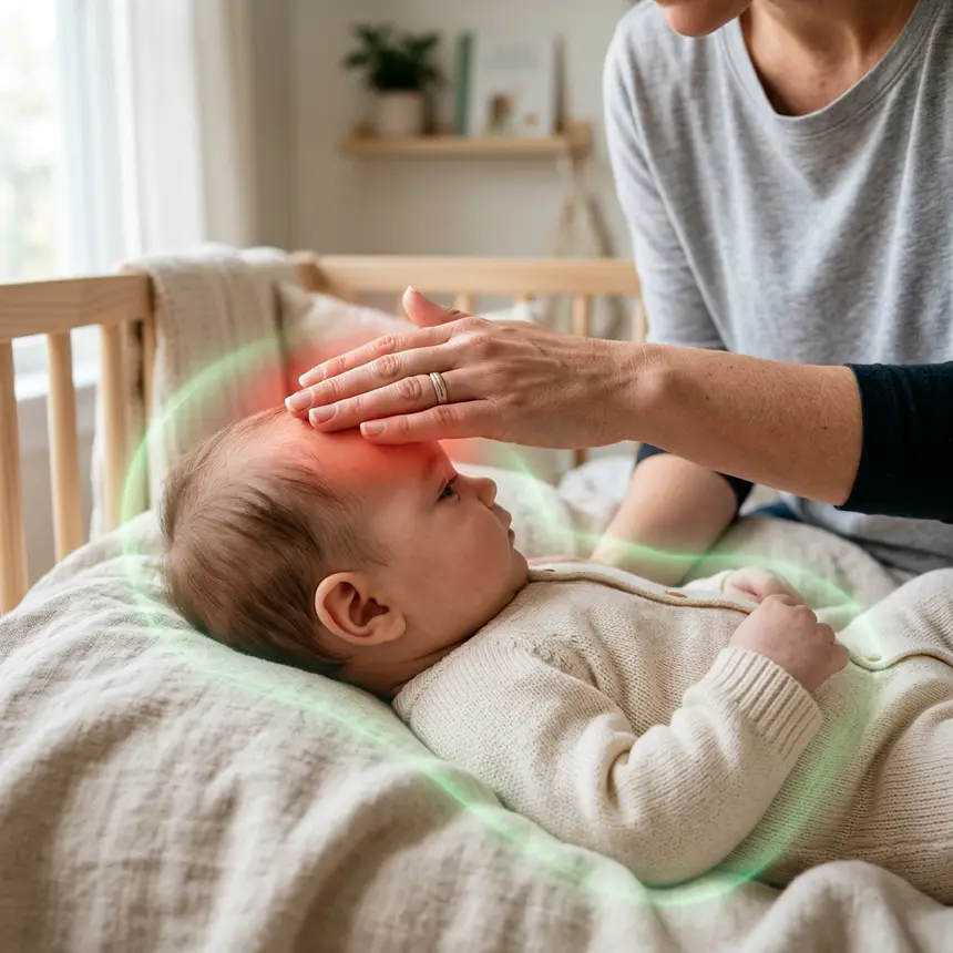Infant fever symptoms