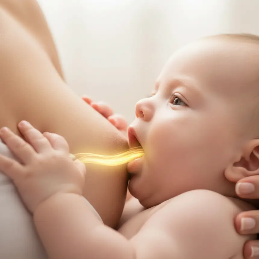 Breastfeeding latch and milk supply