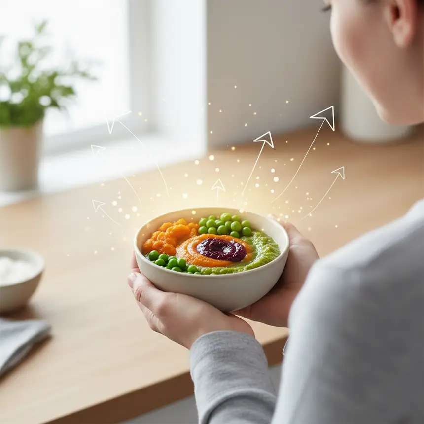 아기 이유식 식사
