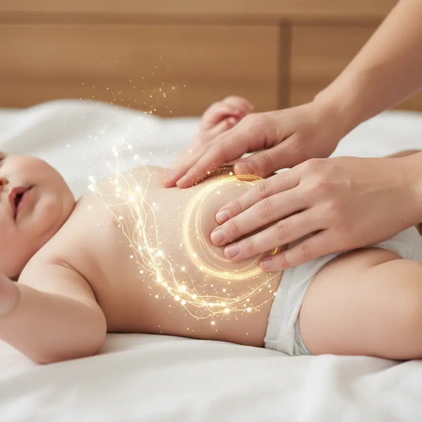 아기 배앓이 마사지