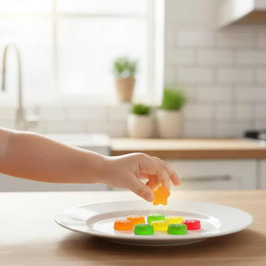 children's supplement intake, healthy habits