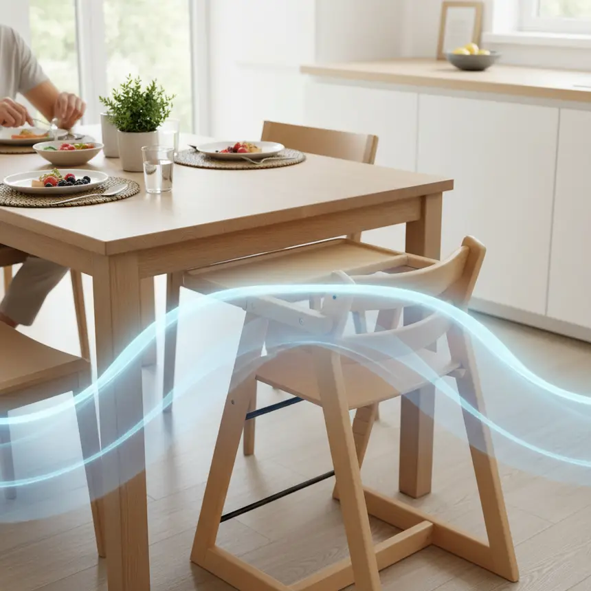 Peaceful dining space