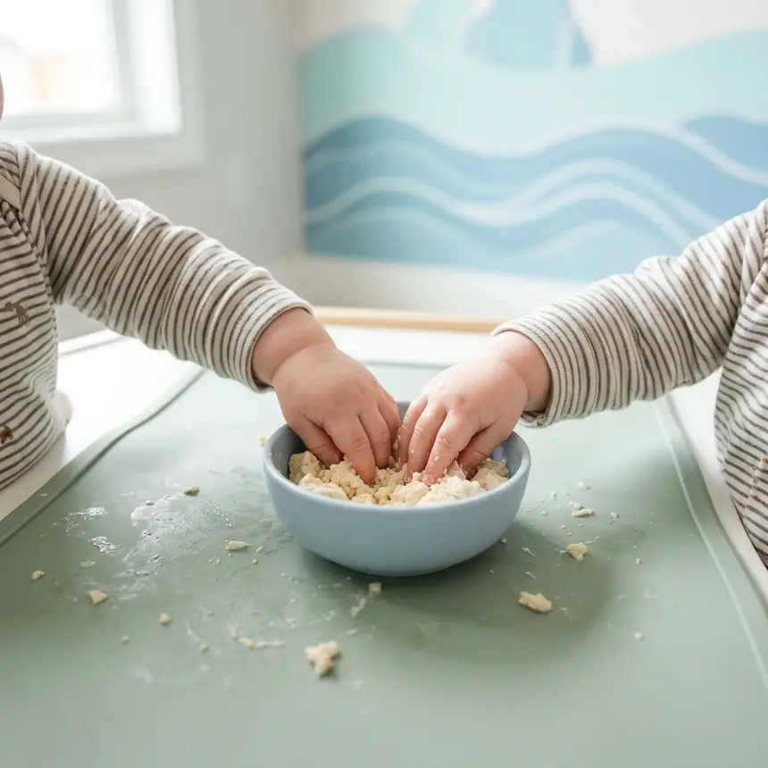 Home sensory play, baby safety, developmental activities