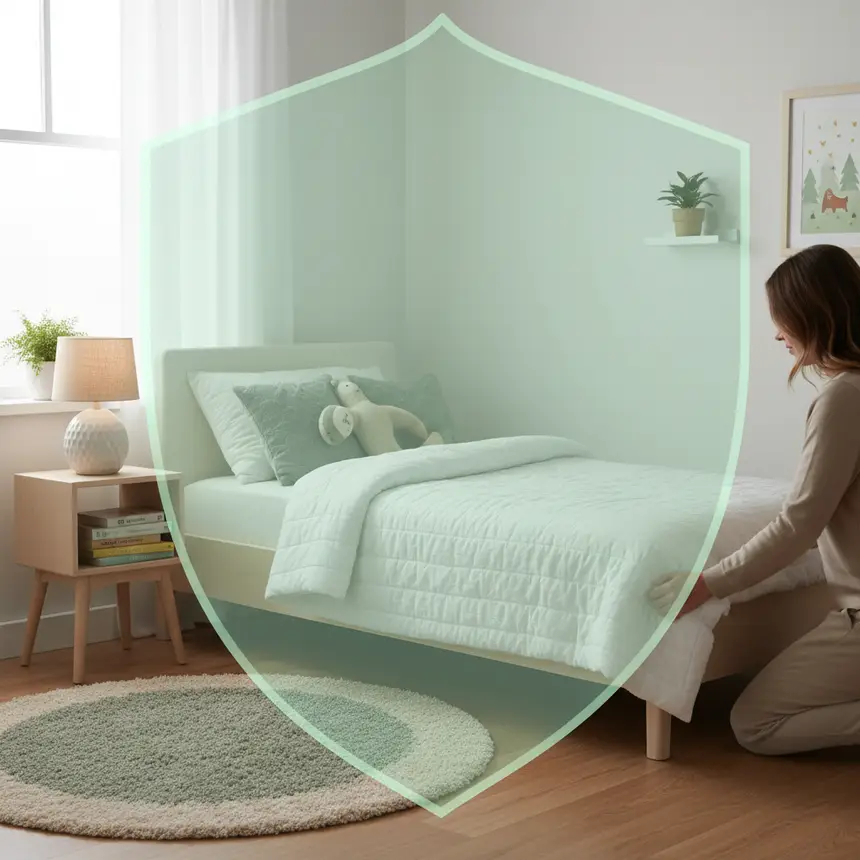 Peaceful bedroom