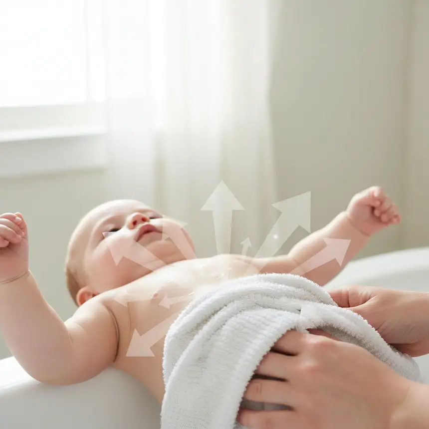 Baby after-bath care