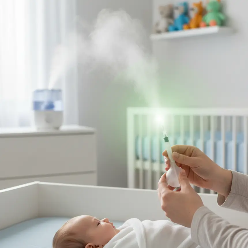 Baby stuffy nose causes solutions
