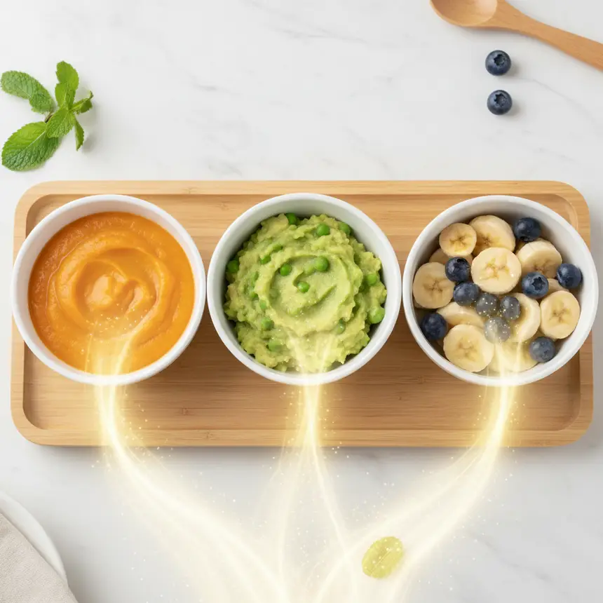 Baby food nutrient ratio