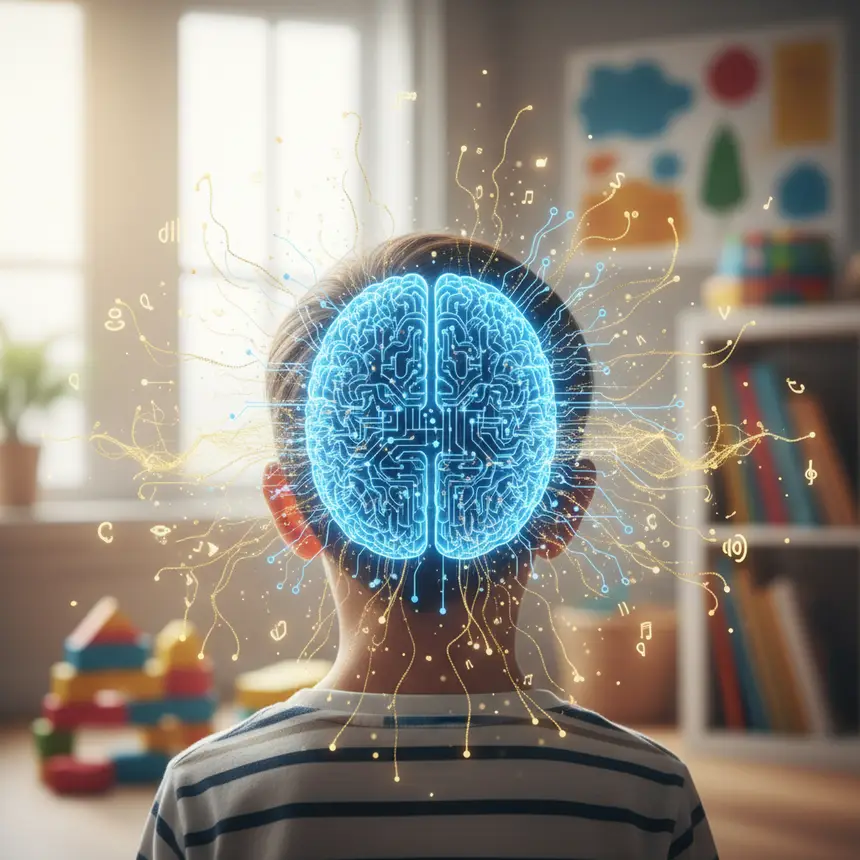 Language development factors, sound stimulation