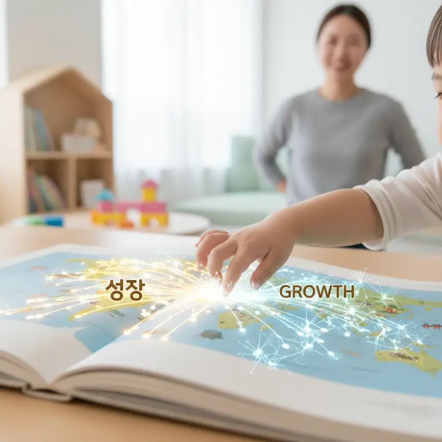 Language development play, bilingual environment