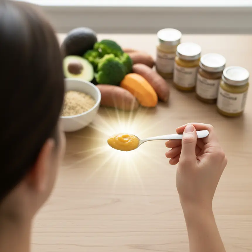 Hybrid baby food, baby food choice, infant nutrition