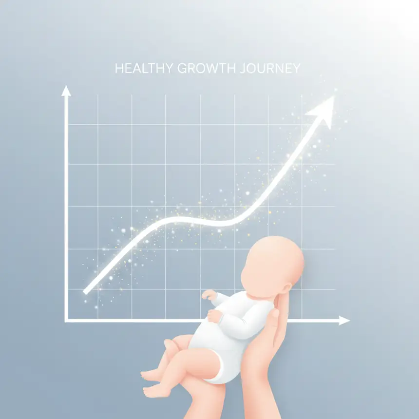Newborn weight changes, growth curve