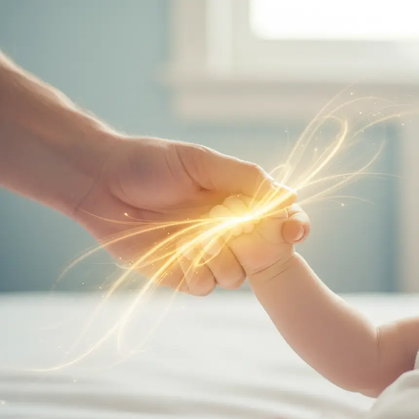 Baby growth, parental love