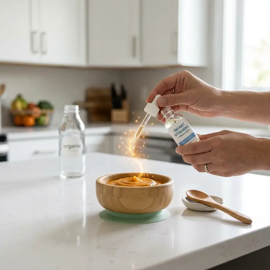 Infant supplement intake