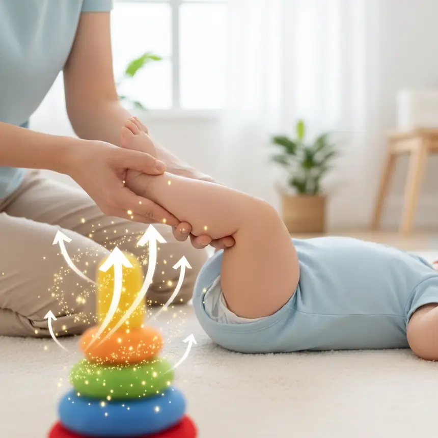 Baby crawling posture guide