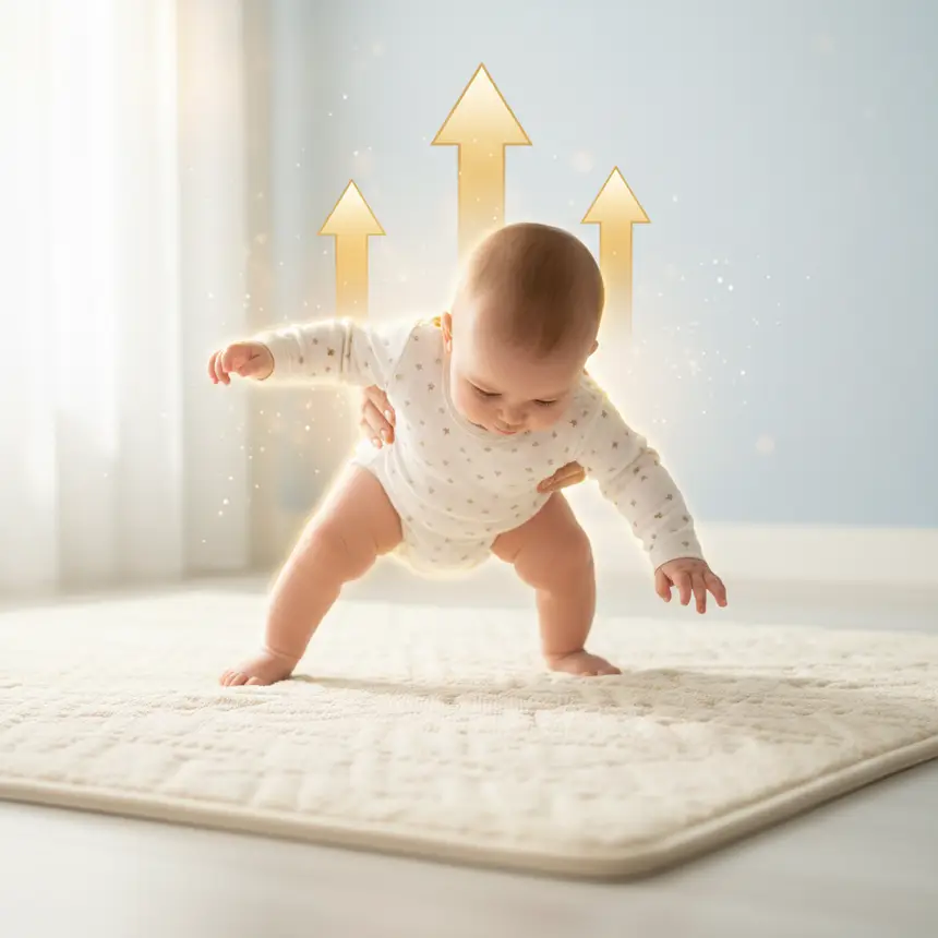 Baby first movement success