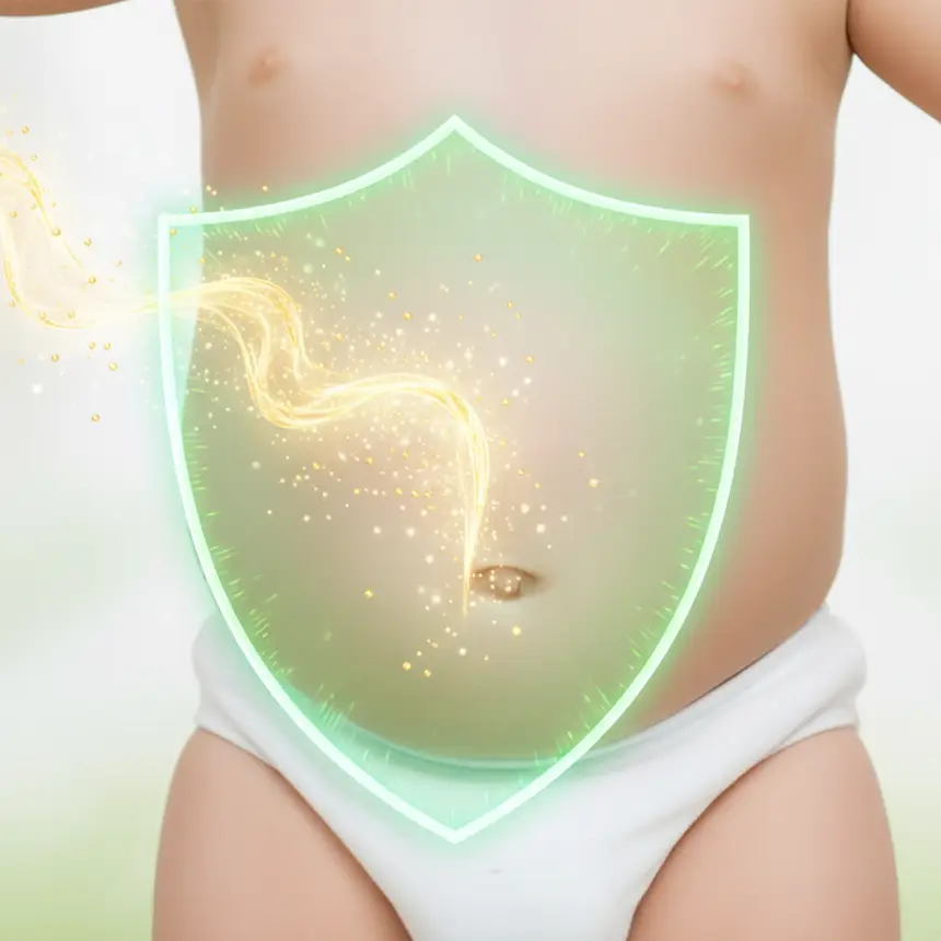 Baby nutrient absorption, gut health