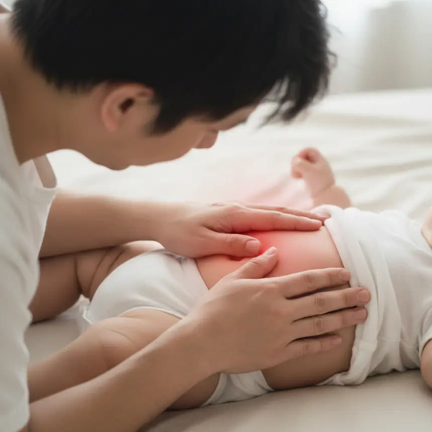 Baby colic, infant discomfort