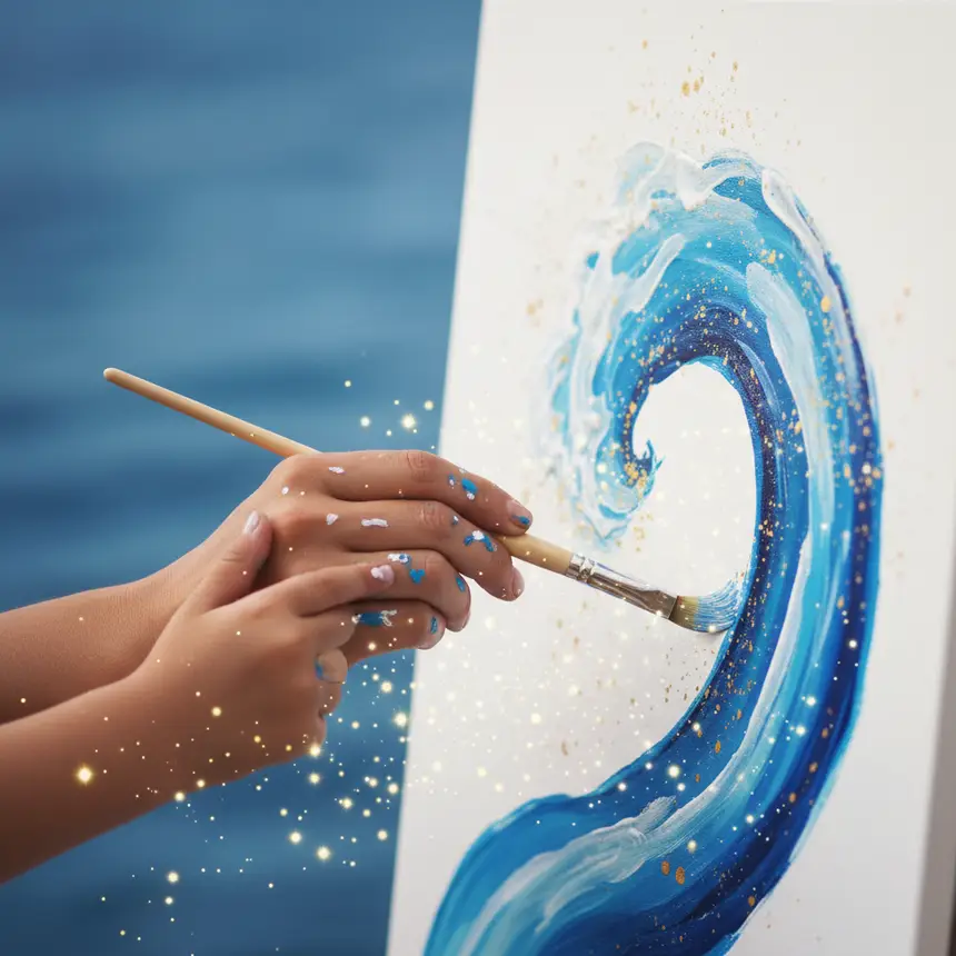 Art activity encouragement