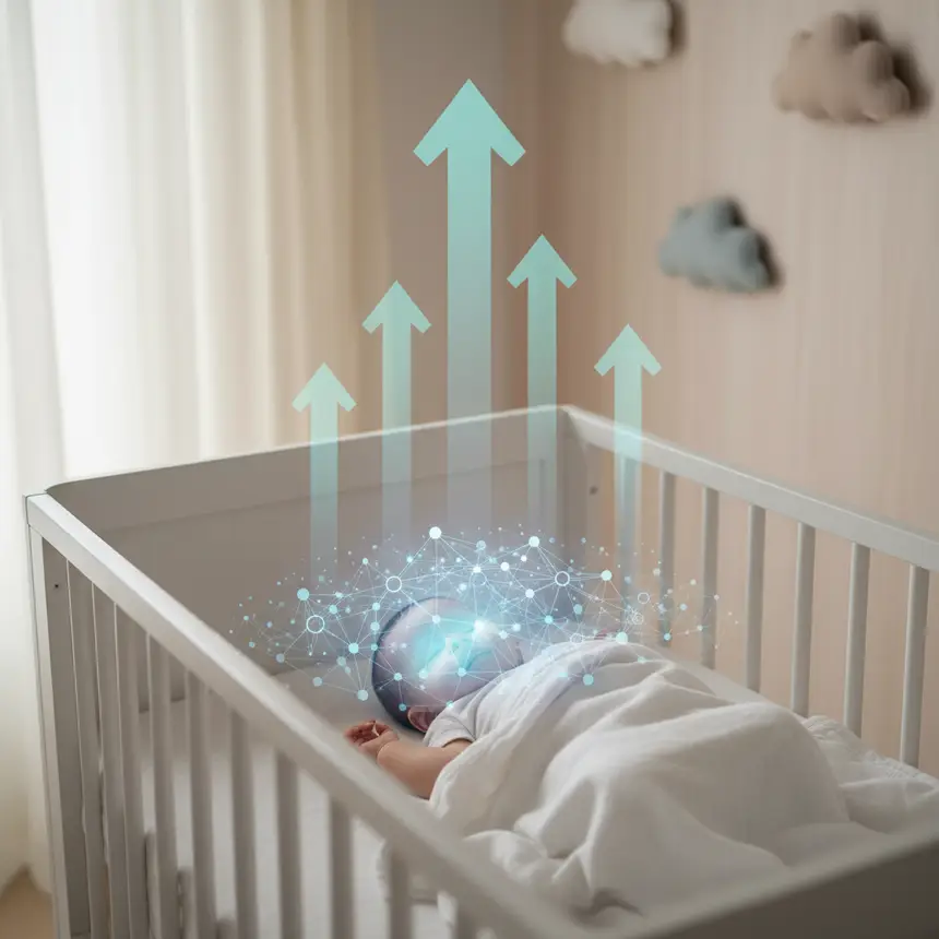 Child's deep sleep, brain development
