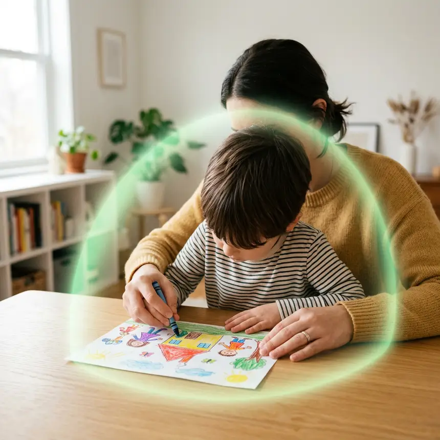 Child development art record