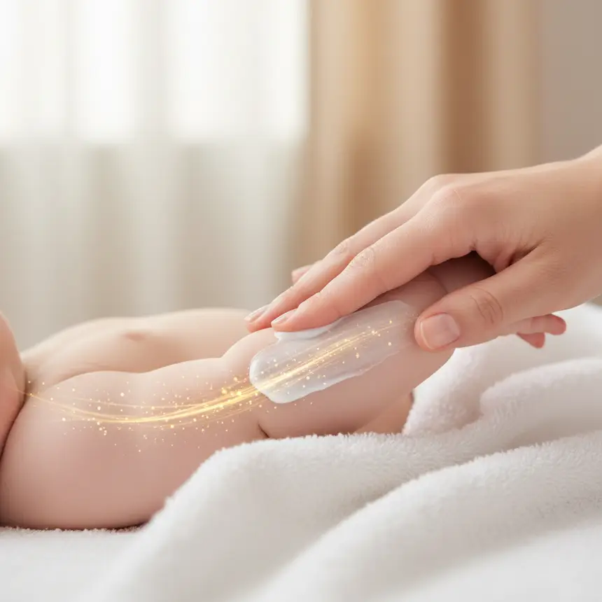 Baby skin hydration, infant skin care, baby skin barrier