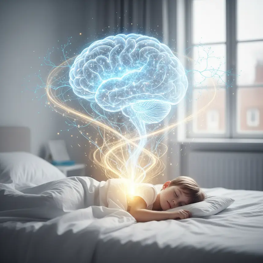 Child's brain development and growth energy from sleep