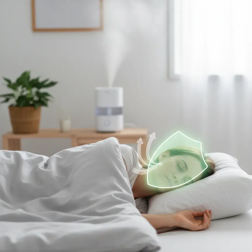 Sleep posture, airway health