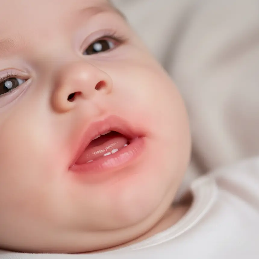 Infant swollen gums