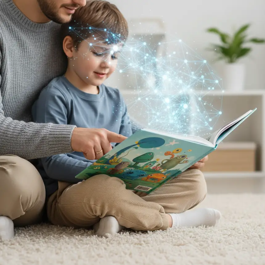 Reading conversation, child vocabulary