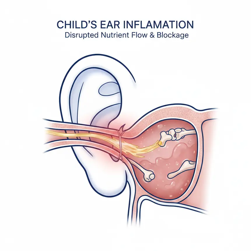 Causes of ear infections in toddlers