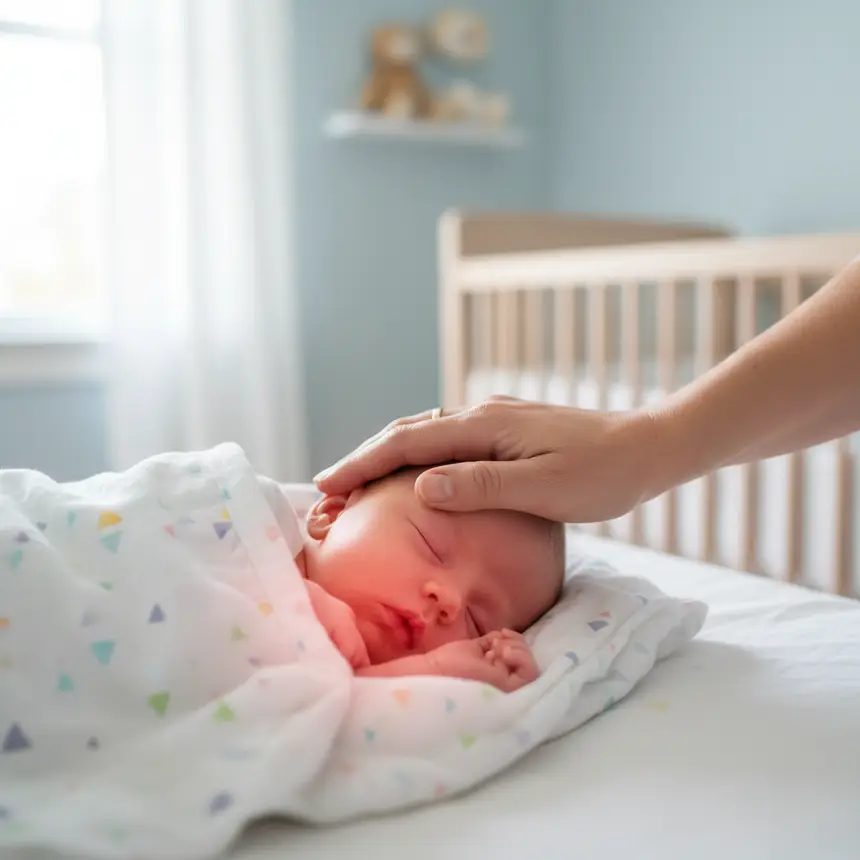 Observing baby respiratory symptoms