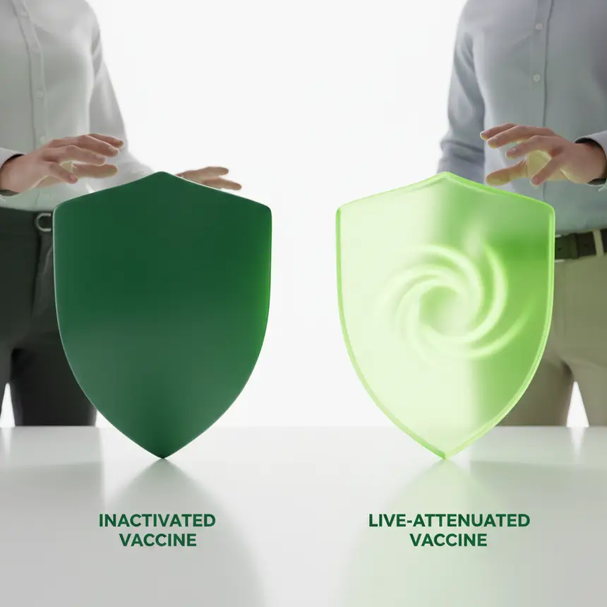 Vaccine types protection