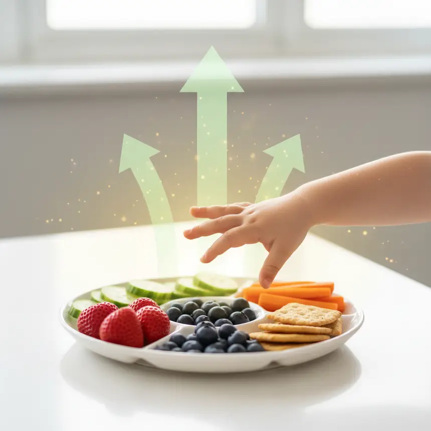 Child's healthy snack